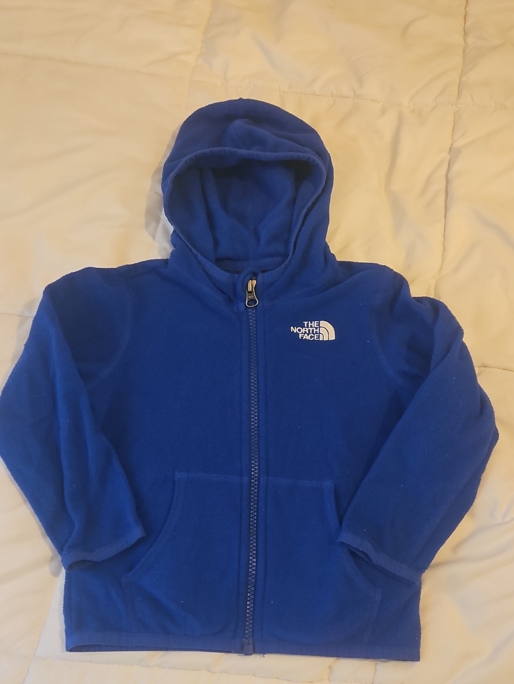 The North Face Royal Blue Kids Fleece Full-Zip Hoodie